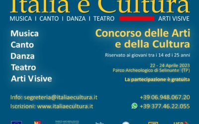 Italia è Cultura. Concorso delle Arti e della Cultura per giovani tra i 14 ed i 25 anni