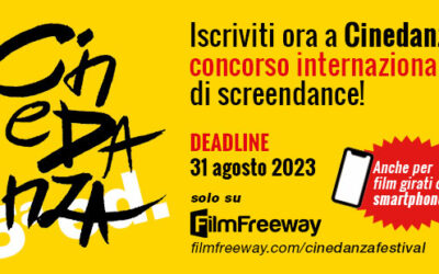 Cinedanza festival e concorso internazionale di screendance
