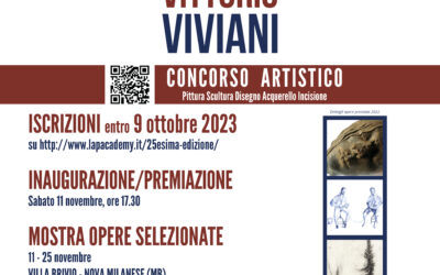 PREMIO VITTORIO VIVIANI 2023 Concorso artistico – Venticinquesima edizione